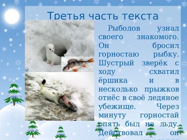 Изложение мал да удал 3 класс школа. Изложение горностай. Изложение 3 класс горностай план. Изложение рыбалка горностая. Горностай изложение 3 класс презентация.