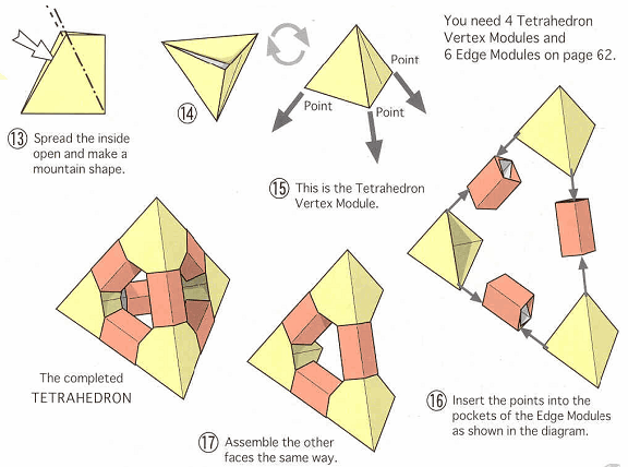 Оригами многогранники схемы