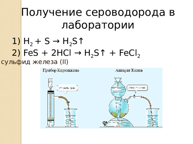 Сероводород фонтан