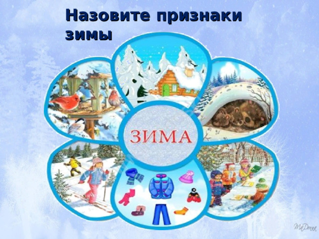 Зима признаки зимы