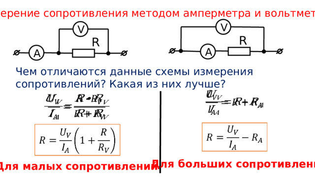 Измерение сопротивления амперметром. Измерение малых сопротивлений с большой точностью схема формула. Схема измерения поверки амперметров методом прямых измерений. Амперметр. Четырехзонный метод сопротивлений.