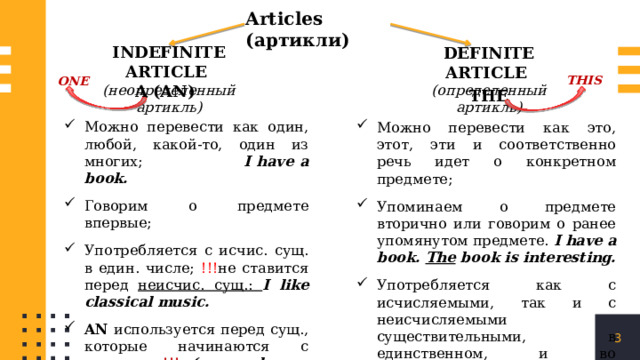 Какой артикль ставится перед word