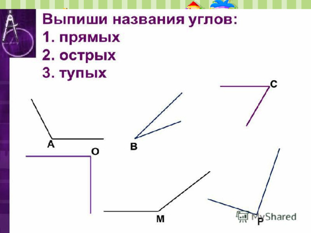 Виды углов 5 класс презентация