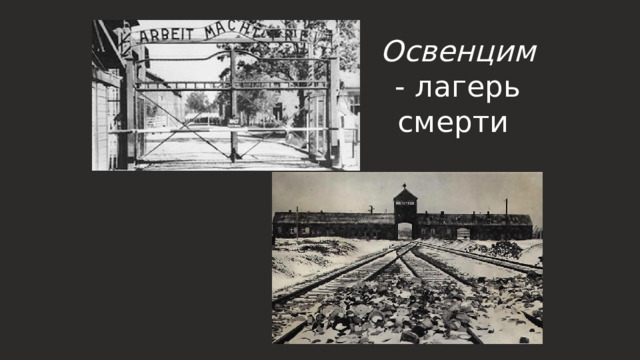 Освенцим - лагерь смерти 