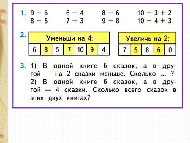 Вычитание числа 8 1 класс 21 век презентация