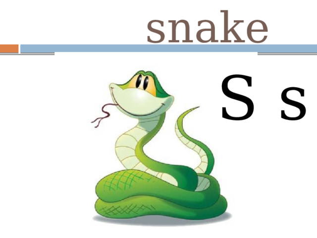  snake S s 