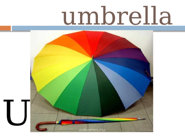  umbrella U u 