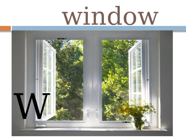  window W w 