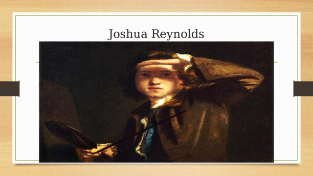 Joshua Reynolds 