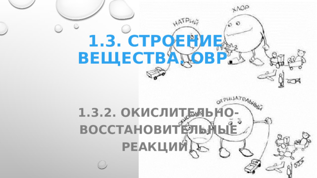 1.3. Строение вещества. ОВР . 1.3.2. Окислительно-восстановительные реакции . 