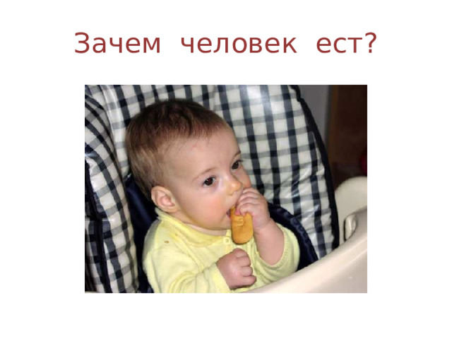 Зачем человек ест? 