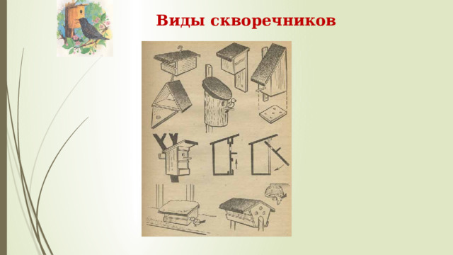  Виды скворечников  