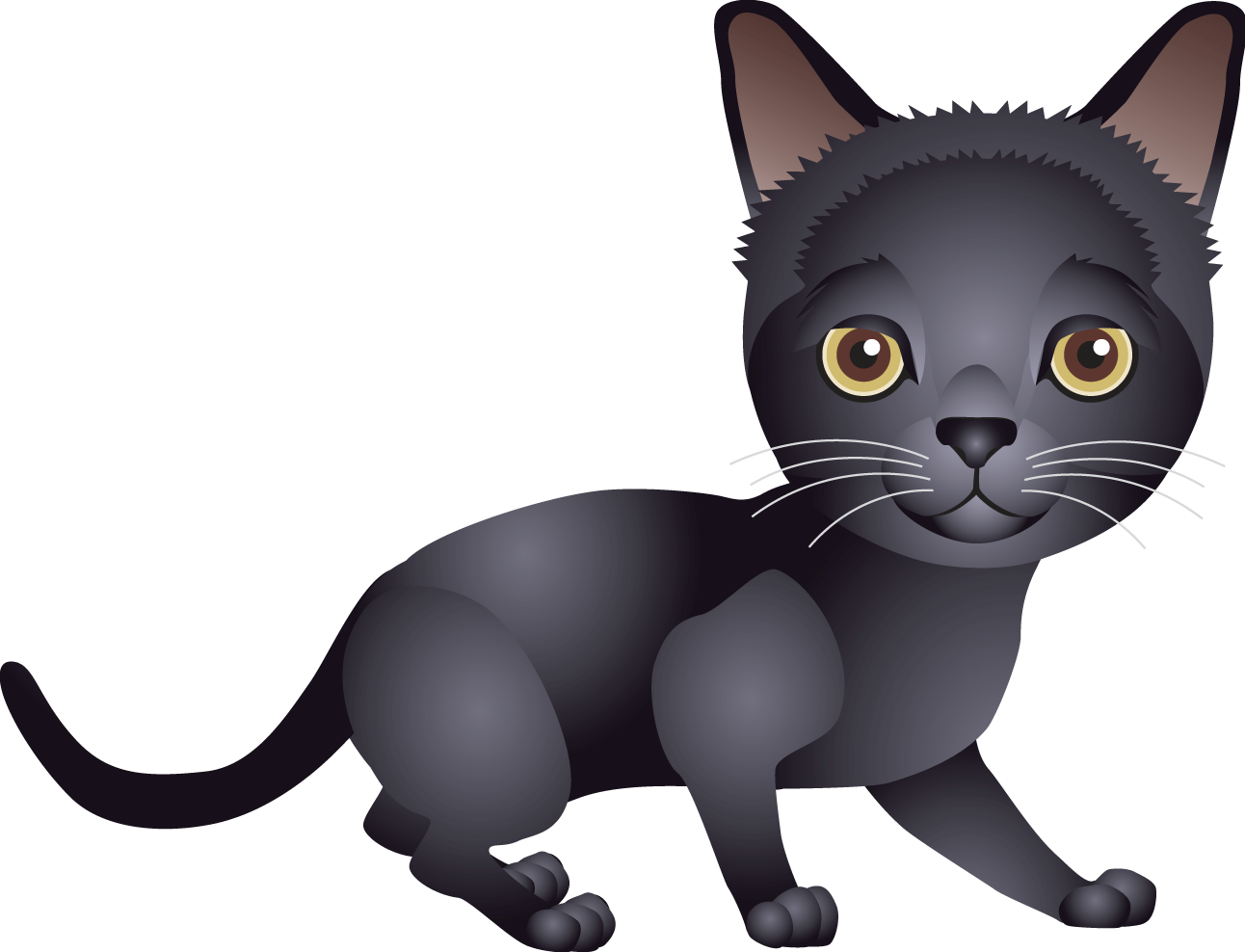 Картинка кошка для детей