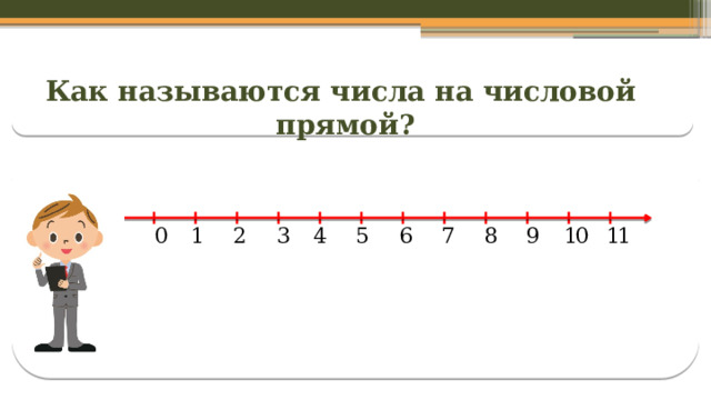 Как называются числа на числовой прямой?  