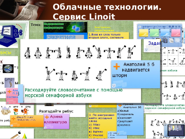 Облачные технологии.  Сервис Linoit 
