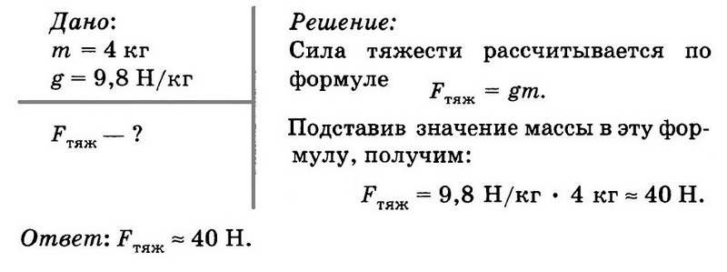 Какой вес имеет вода объемом дм3. Задачи по физике 7 класс сила тяжести. Задачи на силу тяжести 7 класс физика. Сила тяжести задачи 7 класс с решением. Задачи по физике 7 класс с решением на силу тяжести.