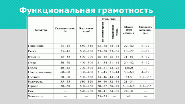 Функциональная грамотность   