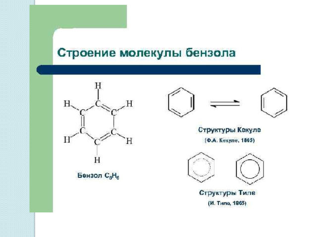 Недопустимое изображение молекулы бензола