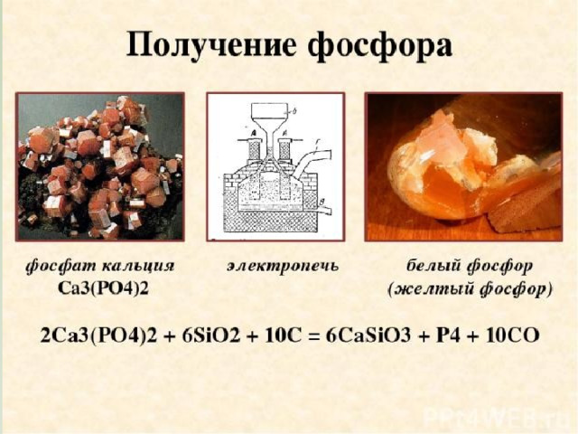 Как из фосфата кальция получить фосфор