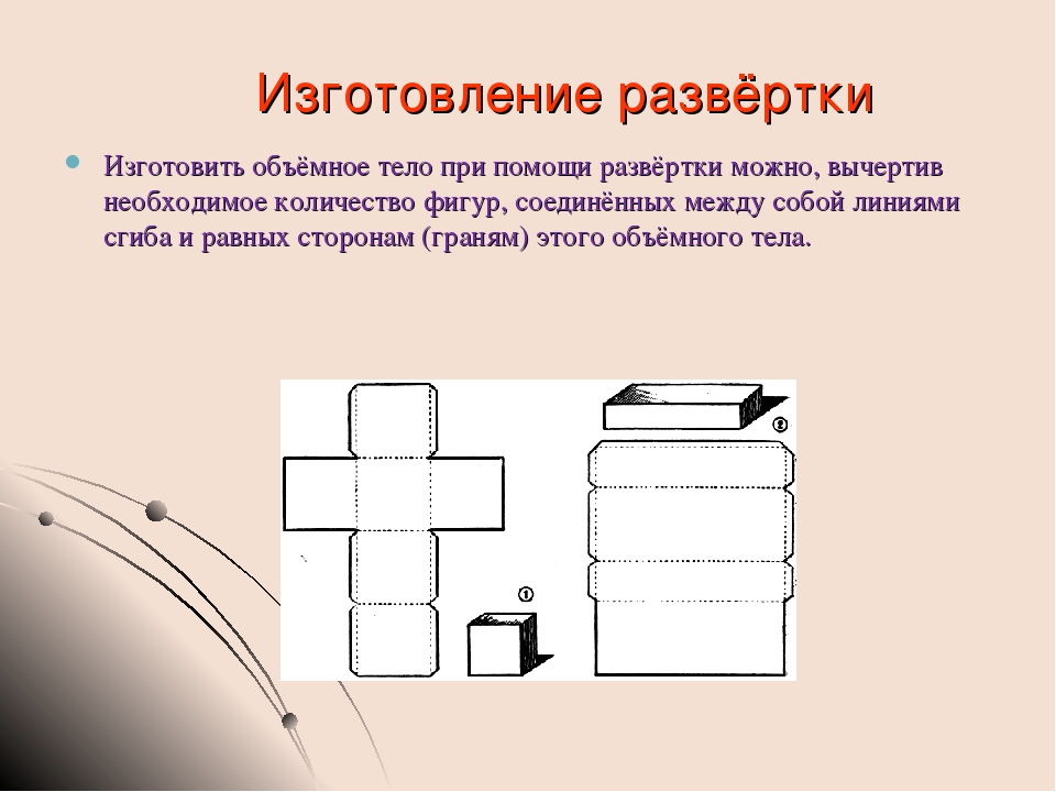 Развертки презентация черчение