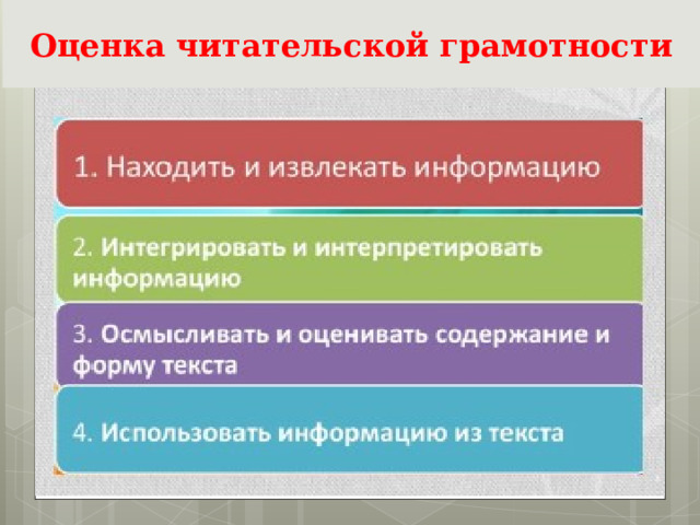 Оценка читательской грамотности 