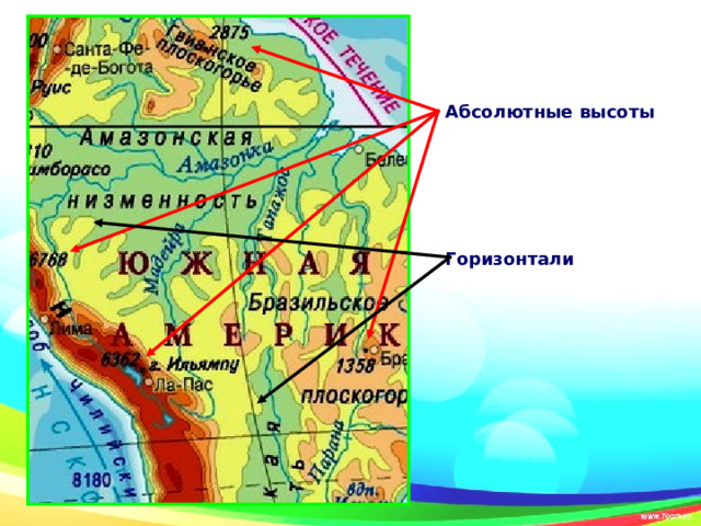 Высотные карты погоды. Проанализировать географическую карту 5 класс. Система высот используемая для отображения глубин на карте. Карта высот Чили.