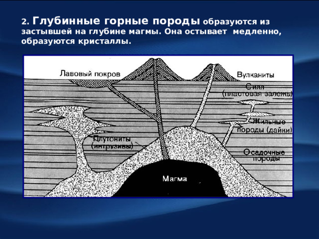 Как образуются горные породы. Магматические породы образуются в результате следующих процессов. Проверочная по географии 5 класс магматические породы.