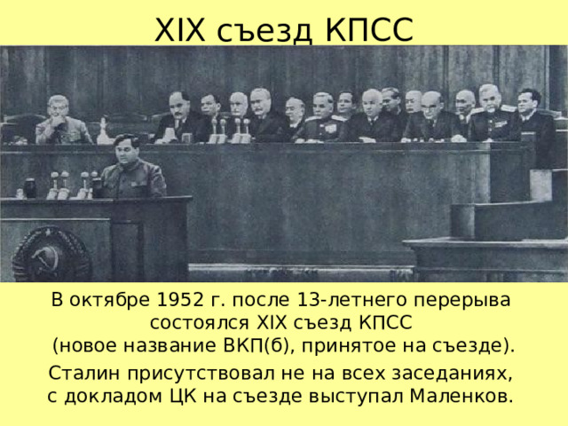 Съезды и конференции кпсс