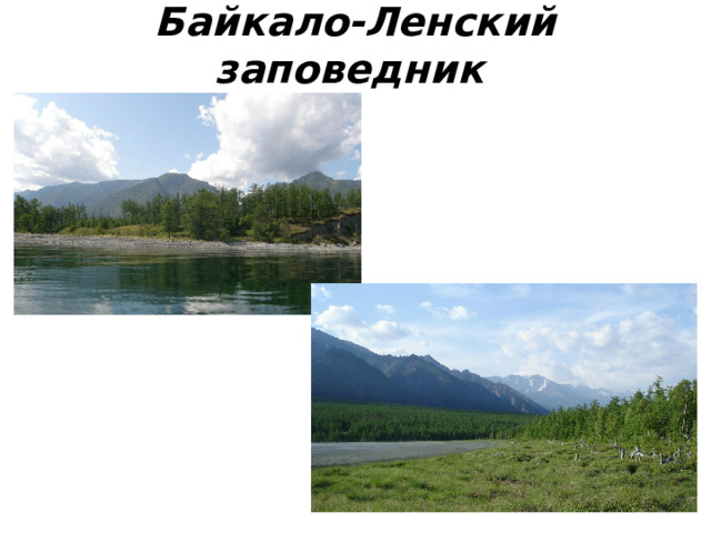 Байкало-Ленский заповедник  