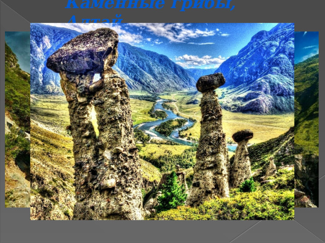 Каменные грибы, Алтай  