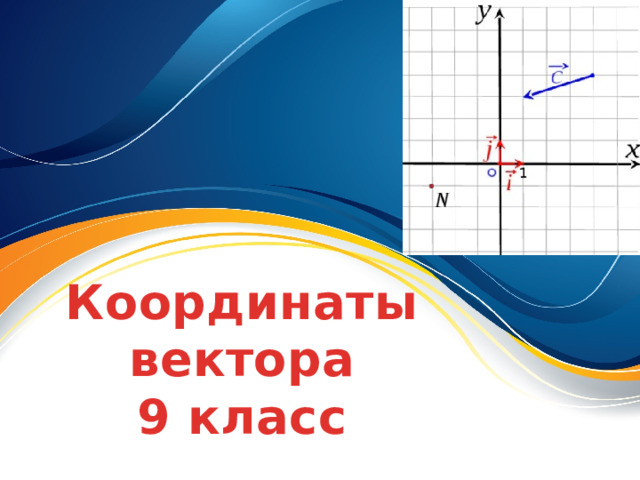 Координаты вектора  9 класс 