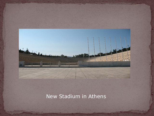 New Stadium in Athens 