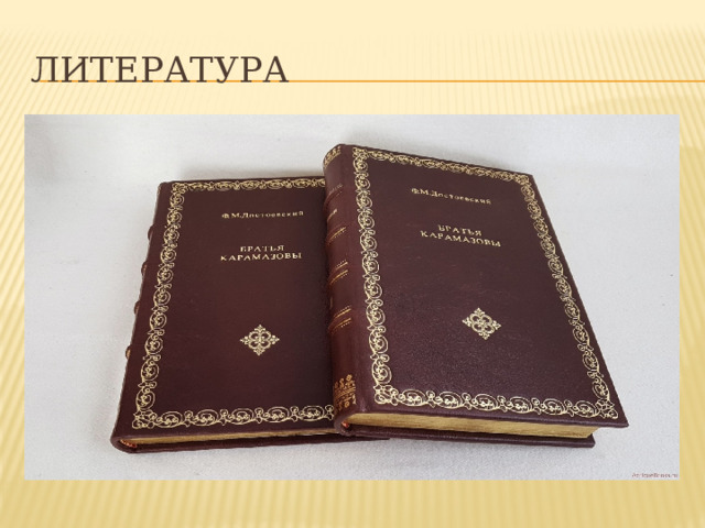 Литература Литература В 1880 году было опубликовано гениальное произведение Фёдора Михайловича Достоевского «Братья Карамазовы». Сложно поспорить с тем, что Фёдор Михайлович – талантливый творец и созидатель в области литературы.  