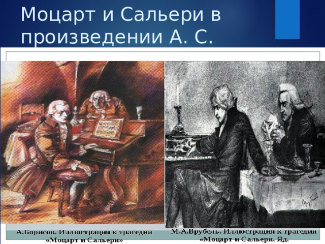 Моцарт и Сальери в произведении А. С. Пушкина 