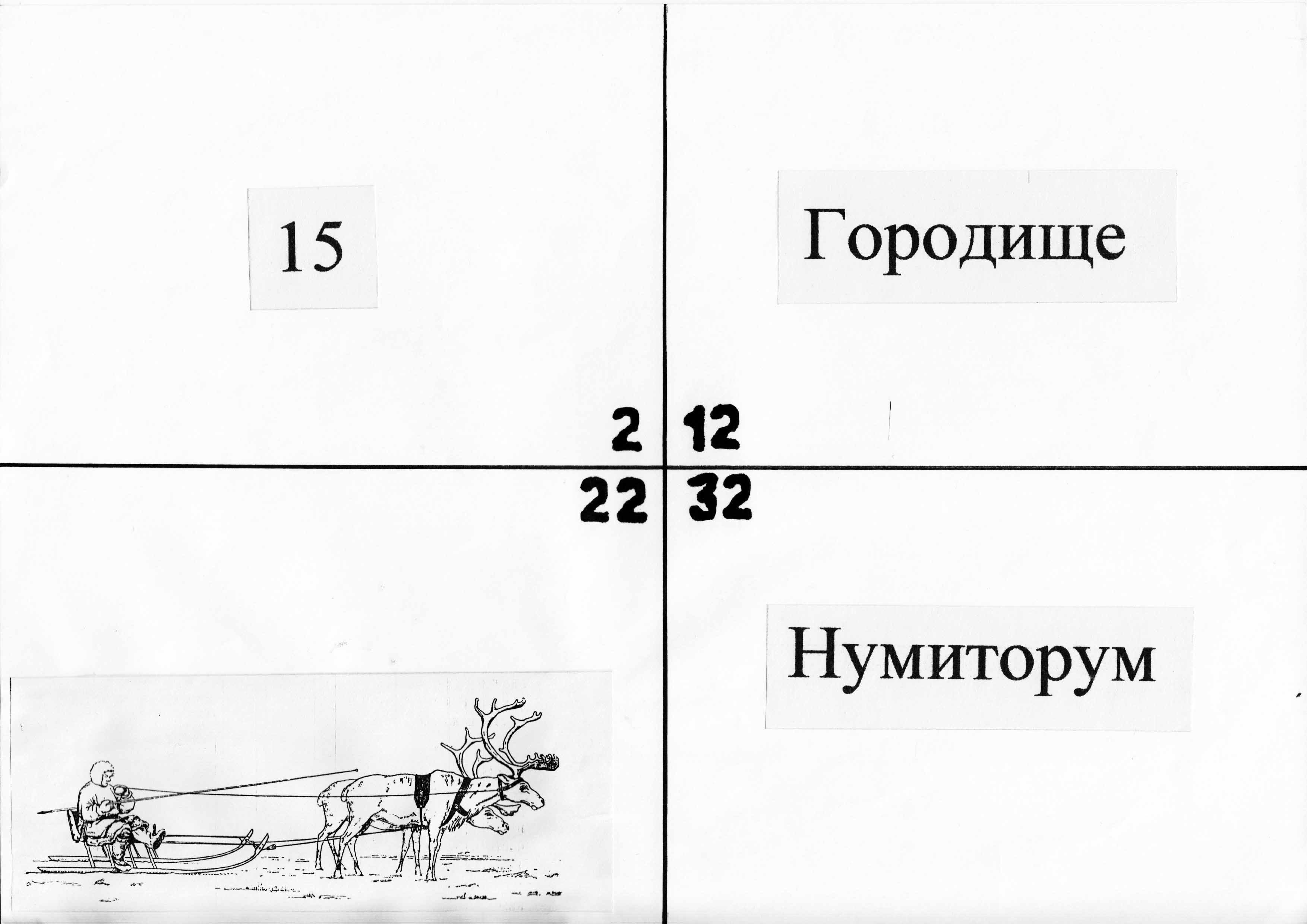 Краеведческое лото по древней и средневековой истории Сибири