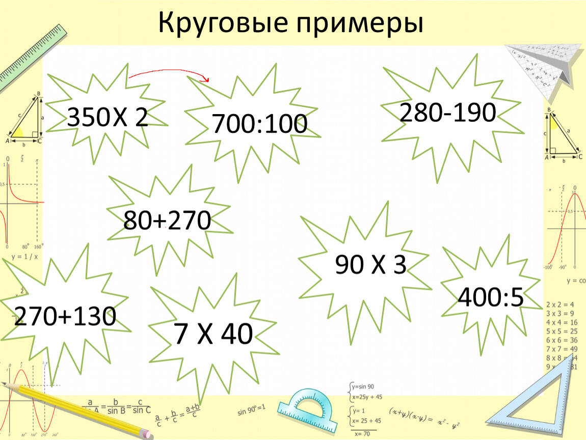 Примеры 59 4 класс. Круговые примеры. Устный счет по математике 4 класс. Устный счет круговые примеры. Круговые примеры 4 класс.