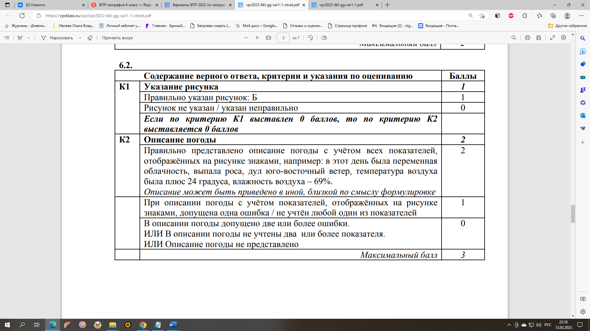 Погода. Обозначение погоды с помощью условных знаков