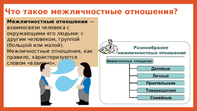 Межличностные отношения картинки для презентации. Брошюра по межличностным отношениям. Типы межличностных отношений Обществознание 9 класс ОГЭ.