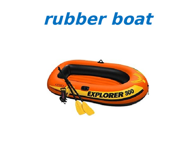 rubber boat 