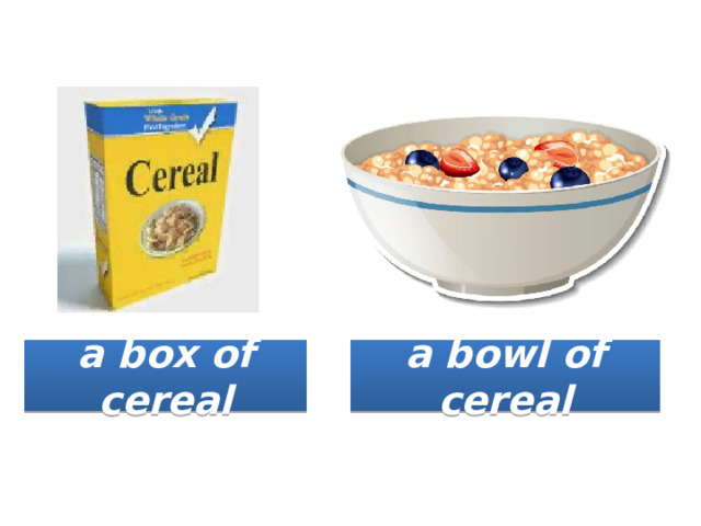 a box of cereal a bowl of cereal 