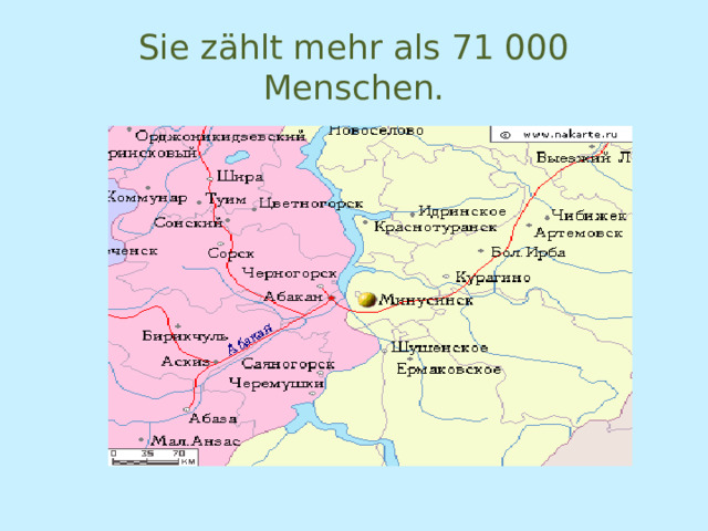 Sie zählt mehr als 71 000 Menschen. 