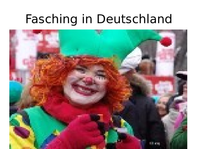 Fasching in Deutschland 