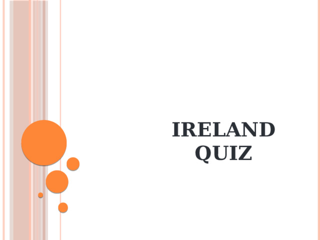 Ireland  quiz 