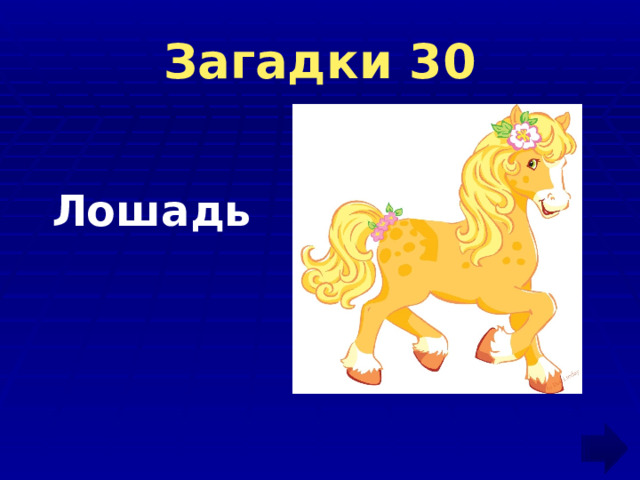 Загадки 30 Лошадь 