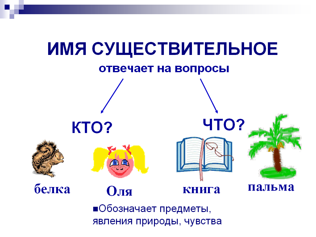 Презентация по русскому языку 2 класс имя существительное