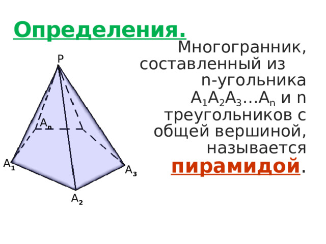 Общая вершина называется. Самостоятельная работа по теме усеченная пирамида.