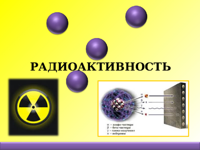 РАДИОАКТИВНОСТЬ Урок в 11 классе по теме «Радиоактивность»  