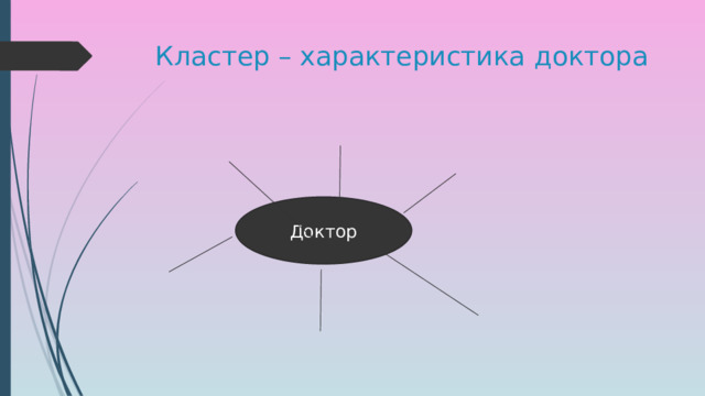 Кластер – характеристика доктора Доктор 