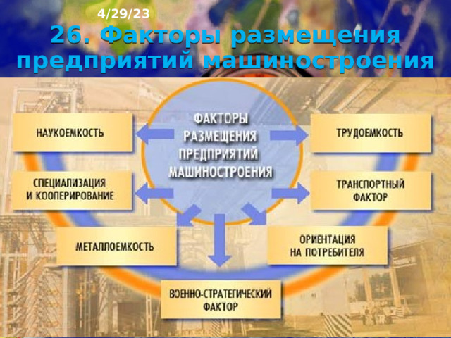 Укажите главный фактор размещения предприятий. Факторы размещения машиностроения. Факторы размещения машиностро. Факторы размершент машиностроения. Факторы размещения предприятий машиностроения.