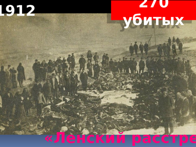 1912 270 убитых «Ленский расстрел» 